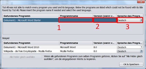 Tutorialschritte bearbeiten